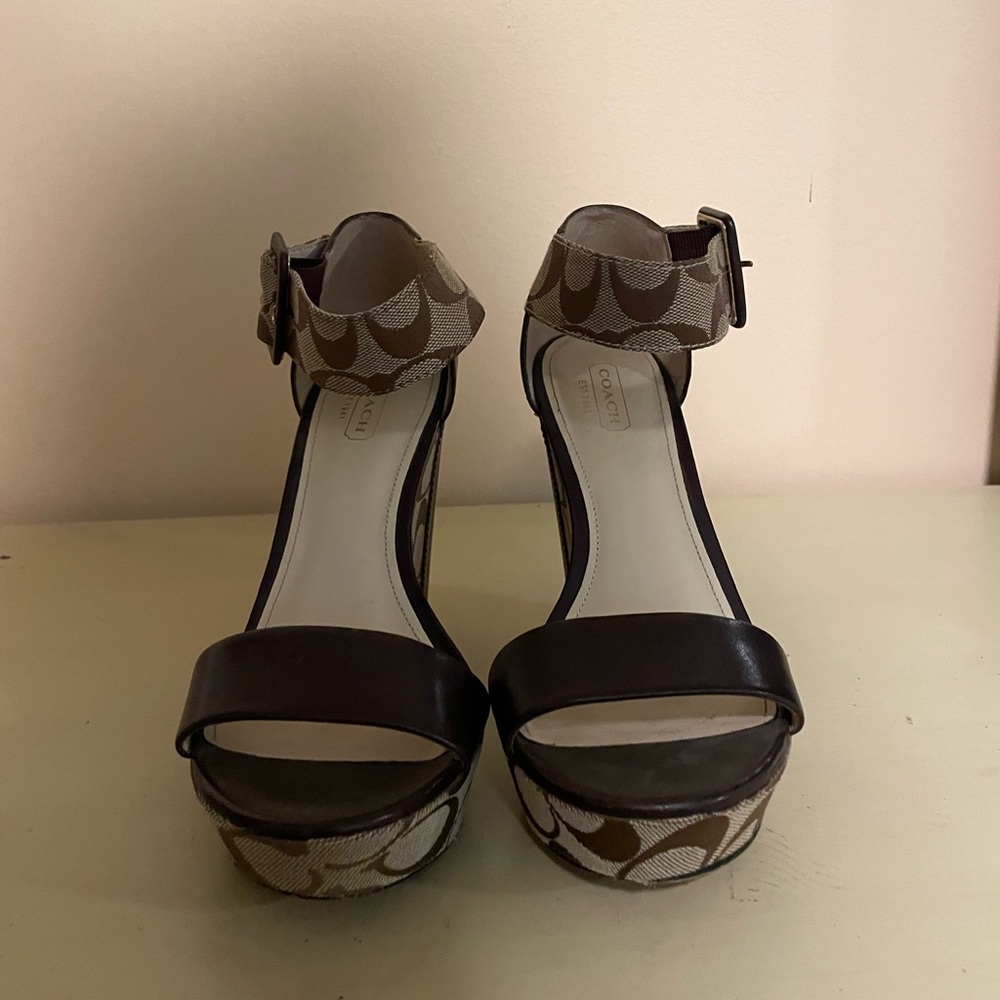 Coach Platform heels